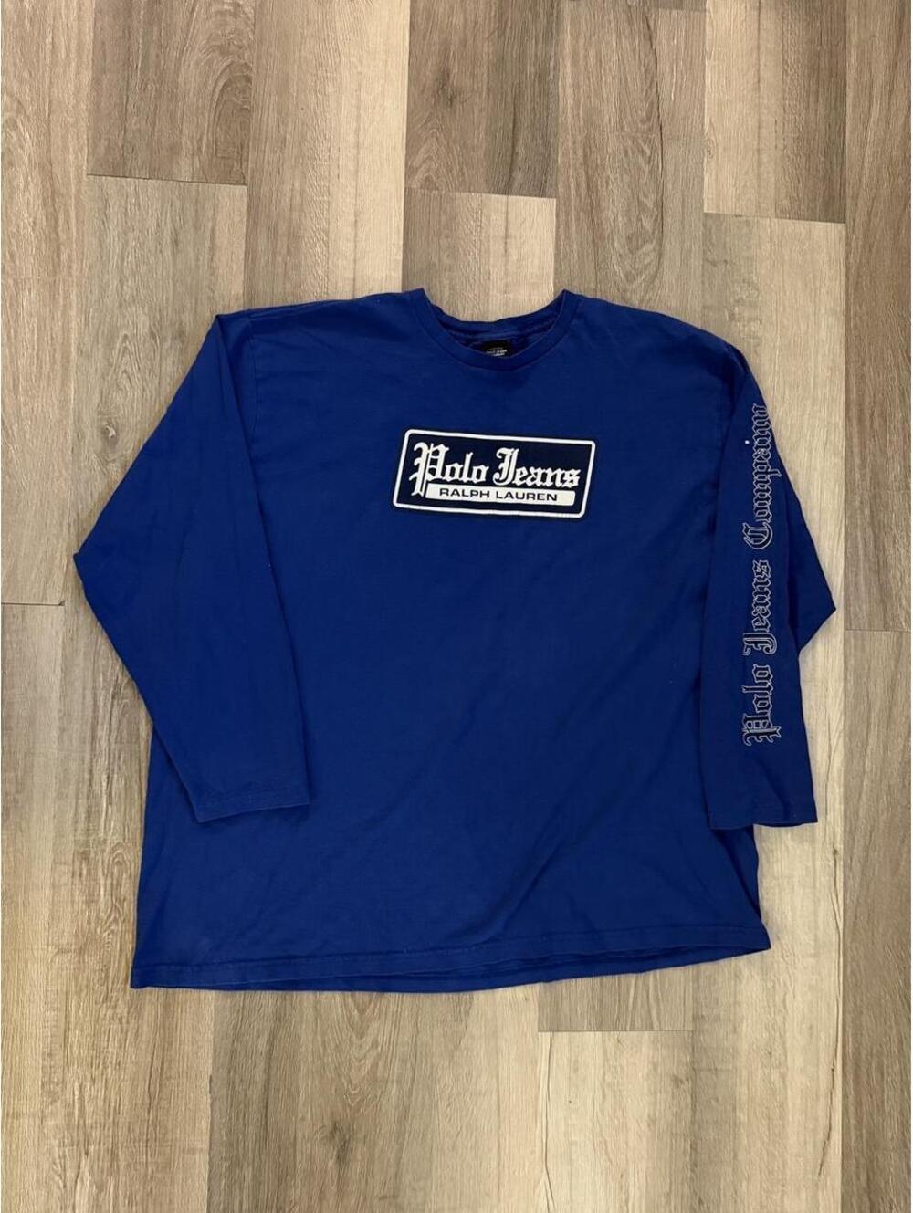 Vintage Polo Ralph Lauren blue long sleeve shirt sz XXL #champion #preppy